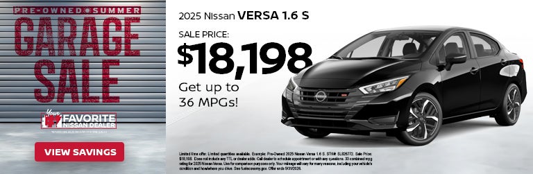 PreOwned 2025 NIssan Versa