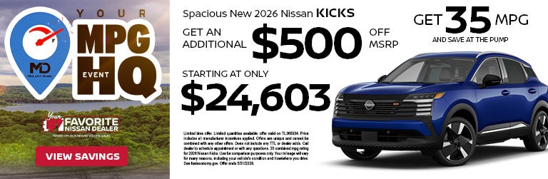 New 2026 Nissan Kicks