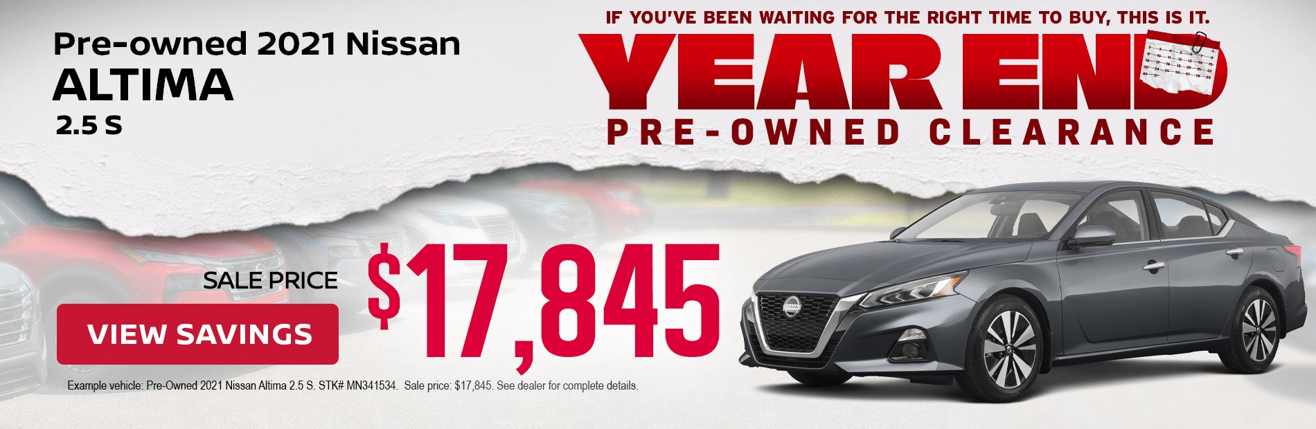 YEAR END PRE OWNED CLEARANCE