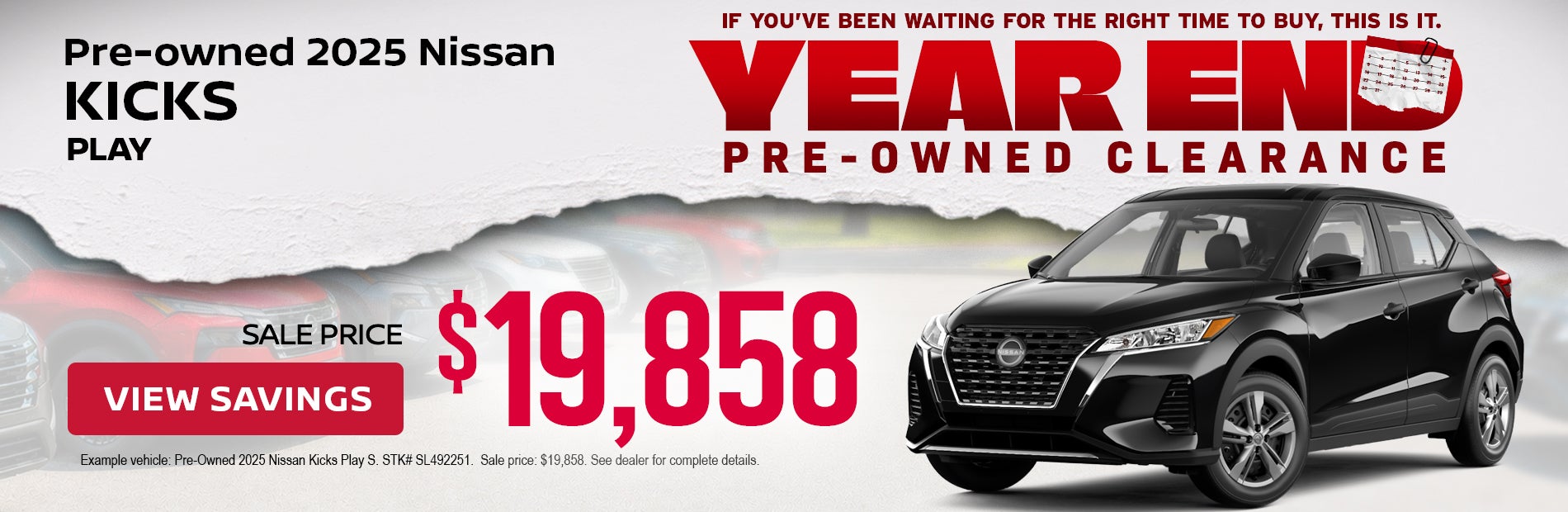 YEAR END PRE OWNED CLEARANCE
