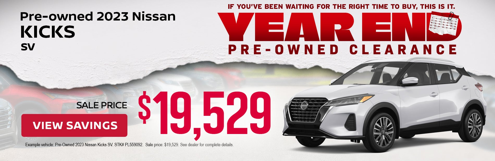 YEAR END PRE OWNED CLEARANCE