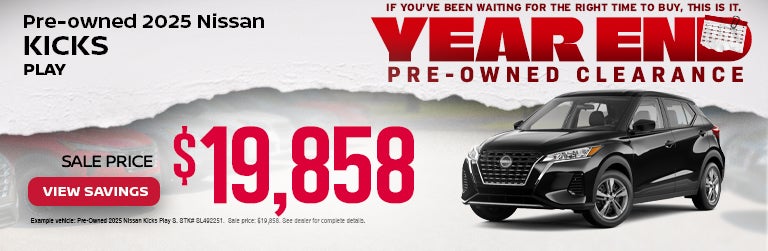 YEAR END PRE OWNED CLEARANCE
