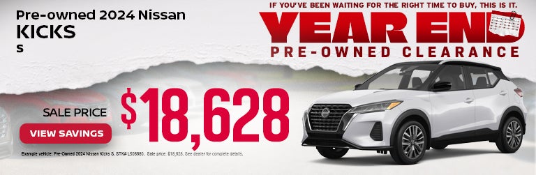 YEAR END PRE OWNED CLEARANCE