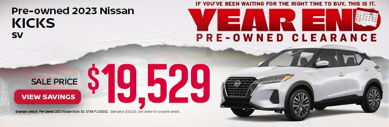 YEAR END PRE OWNED CLEARANCE
